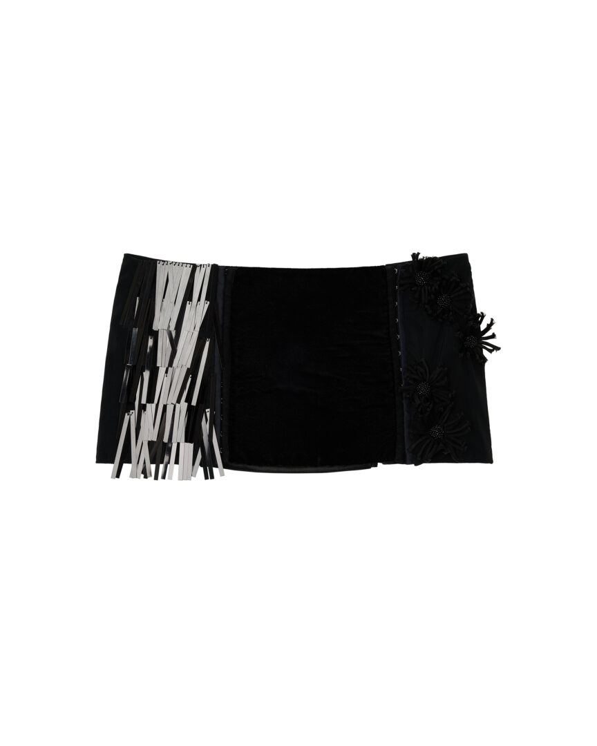 ☆NASTY FANCY CLUB☆ NF JEST CARGO MINI SKIRT GRAYF23QD835 NF] ZEST CARGO MINI SKIRT (GRAY)_F23QD835 - FANCY CLUB | 60
