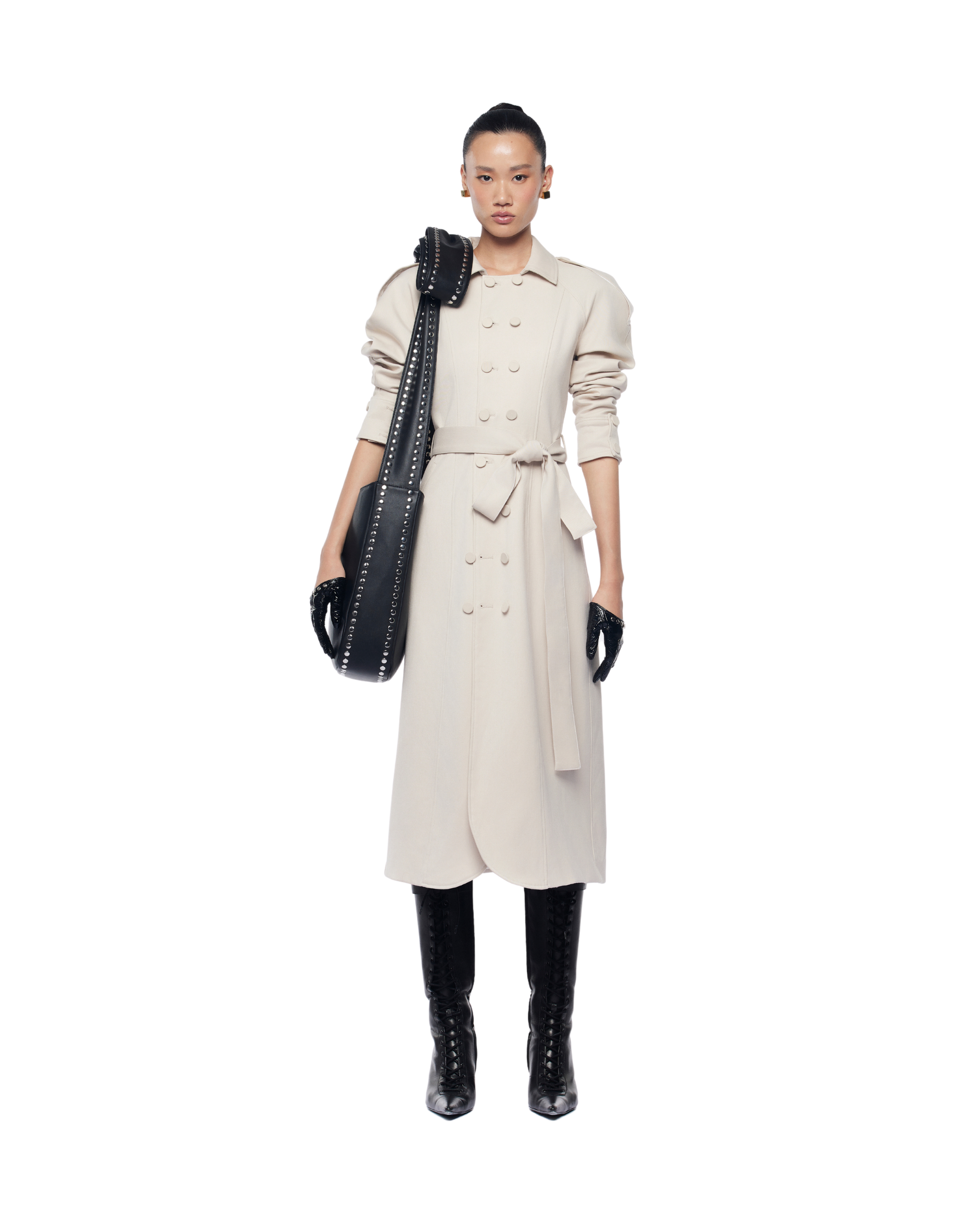 Erin Double-button Trench Coat