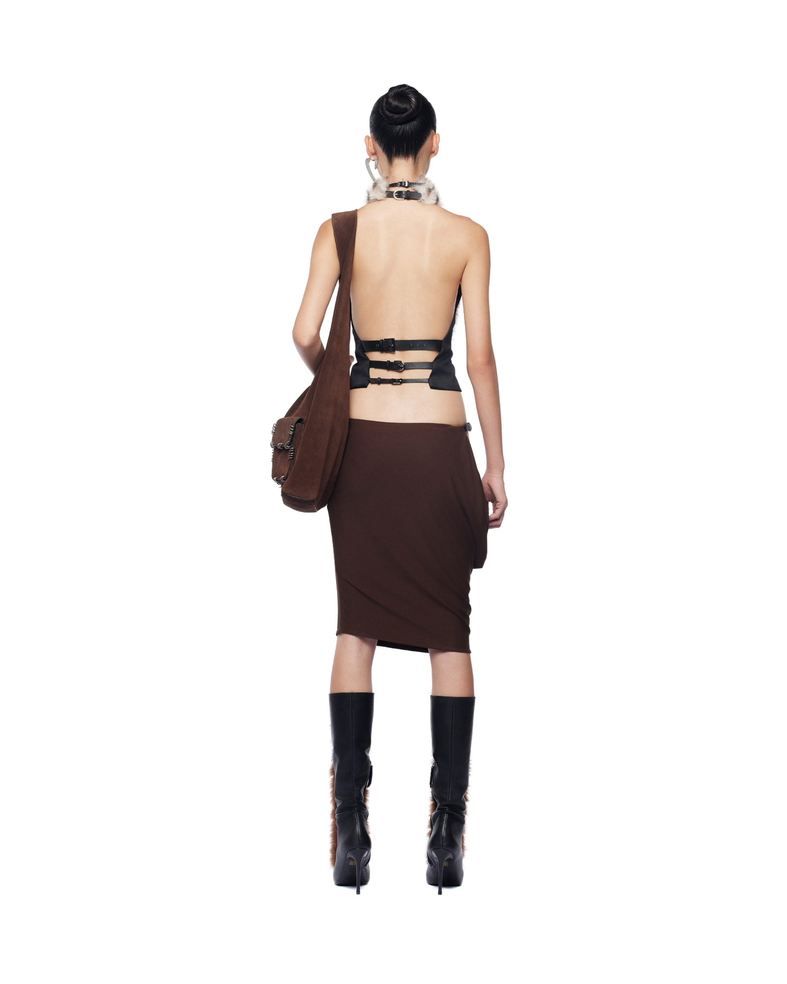◇NASTY FANCY CLUB◇ NF Winsome Off Shoulder Halter Neck Cro ◇NASTY FANCY CLUB◇ NF Winsome Off Shoulder Halter Neck Cro