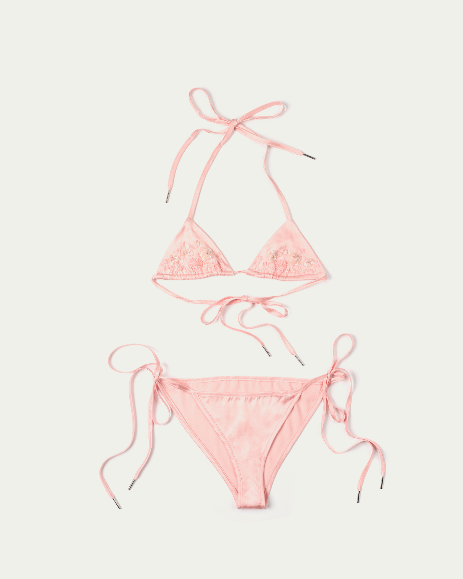 Barely Silk Bikini Set