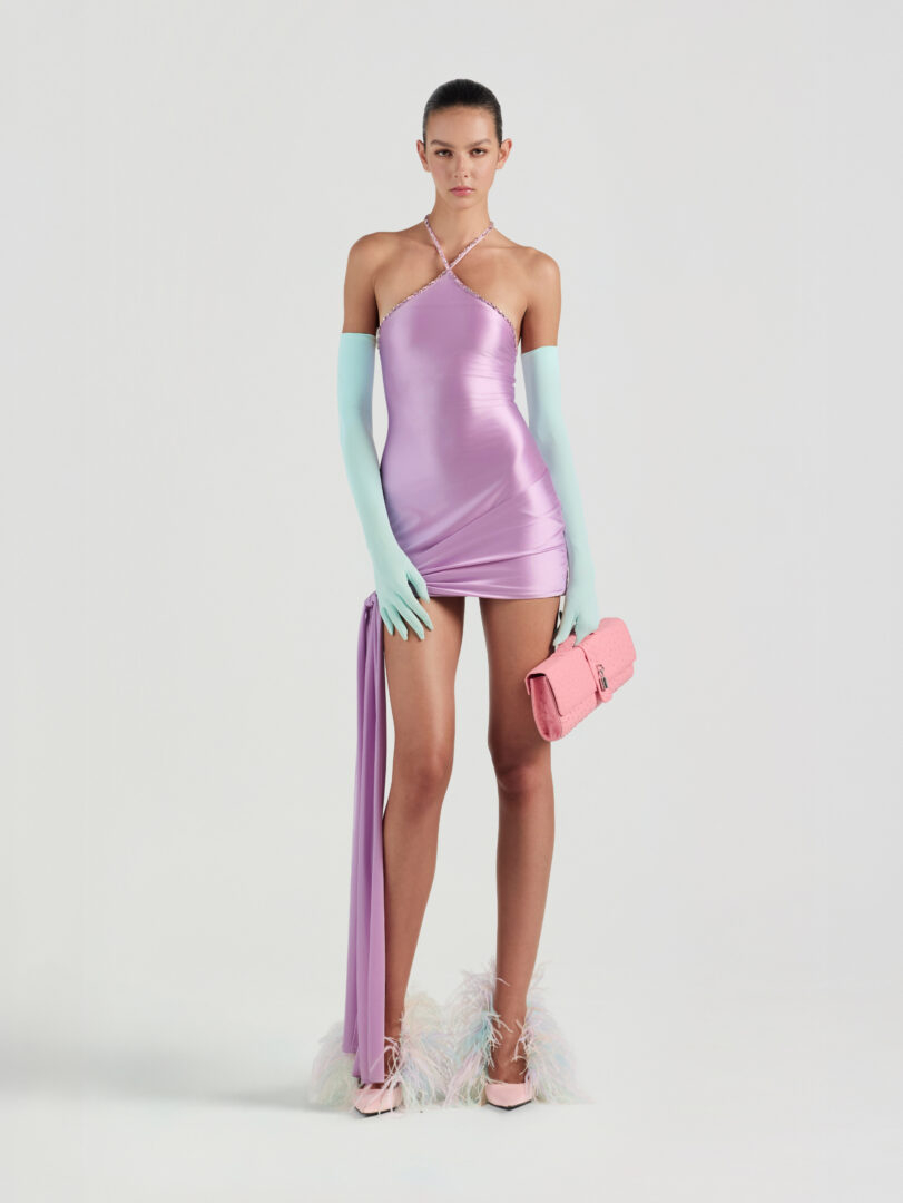 white christmas dresses Crime Dress Pink