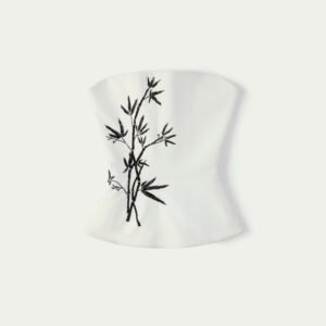 Bamboo Overbust Velvet Corset